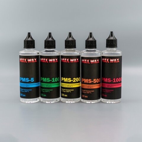 Силиконовое масло смазка MAX WAX ПМС-200 (PMS-200), 100мл