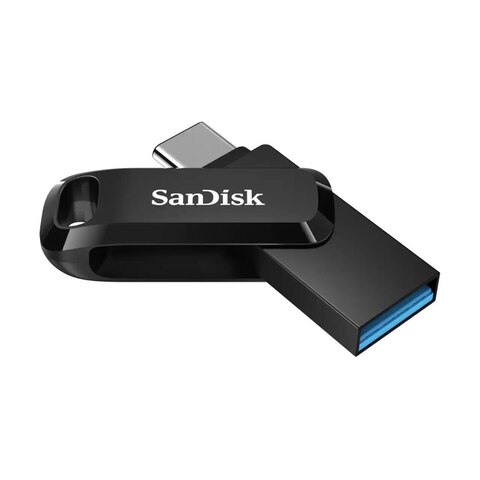 Флеш накопитель SanDisk Ultra Dual Drive Go, SDDDC3-064G-G46, 64 Гб, USB 3.1 - USB Type-C, черный