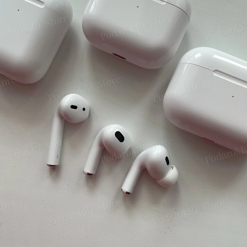 Беспроводные наушники копия 1 в 1 Airpods 2 / Airpods 3 / Airpods 4 / Airpods Pro 2 / Airpods Pro 3