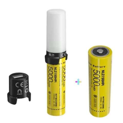 NITECORE MPB21 21700 портативный фонарь с аккумулятором 5000mAh