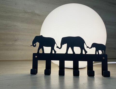 Настенная металлическая ключница, вешалка для кухни, ванны, держатель