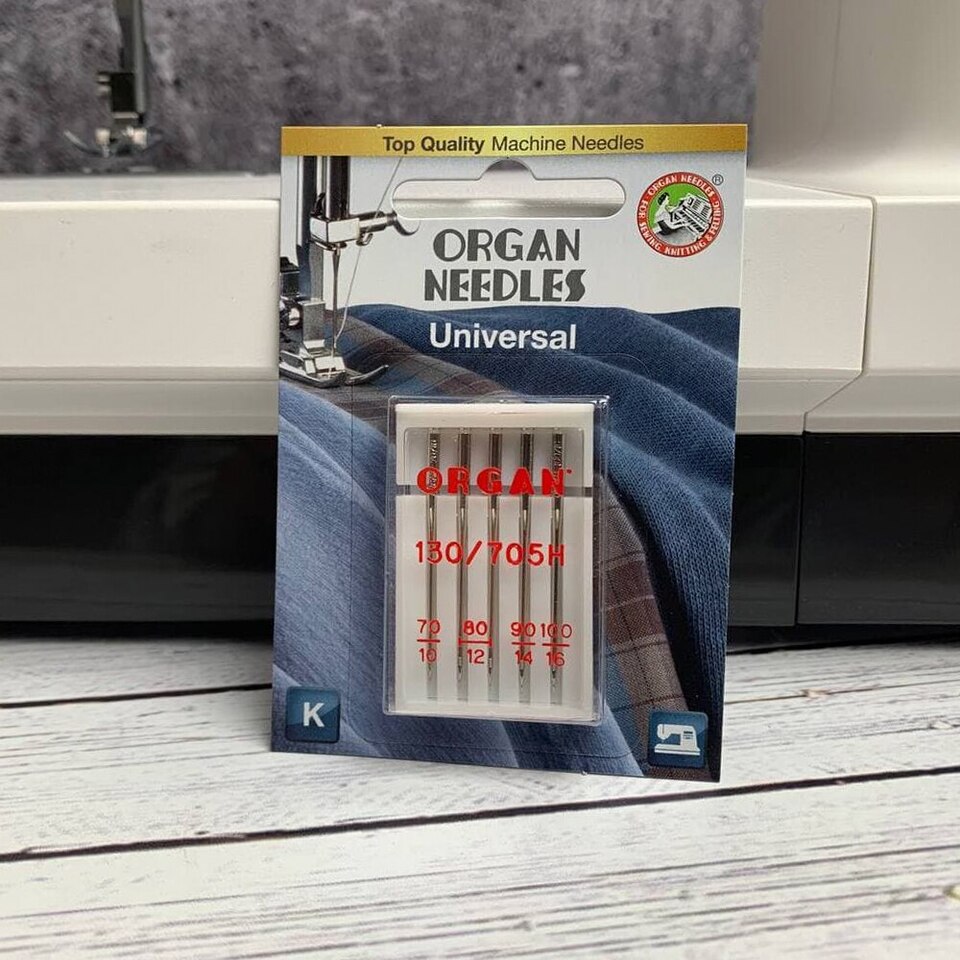 Иглы для швейных машин Organ универсальные 5/70-100 Blister