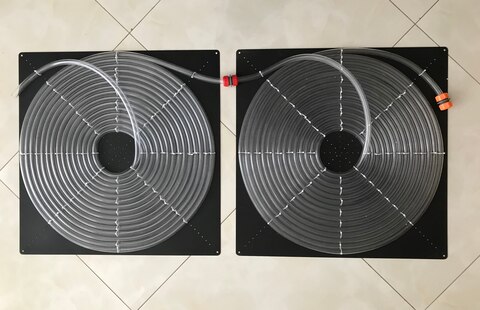Солнечный коллектор YUTEC SUN-04-2T (подогрев воды для полива растений)