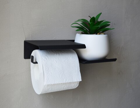 держатель туалетной бумаги с полочкой для телефона и освежителя воздуха, полка для ванны