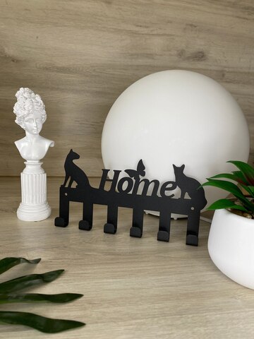 Настенная металлическая ключница, вешалка для кухни, ванны, держатель