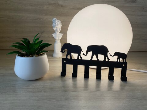 Настенная металлическая ключница, вешалка для кухни, ванны, держатель