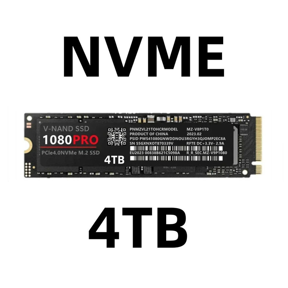 内蔵型SSD NVMe 1080PRO M.2 2280 4TB PCIe4.0 SSD 1080PRO 4 ТБ 2 ТБ 1 ТБ Оригинальный твердотельный накопитель M2