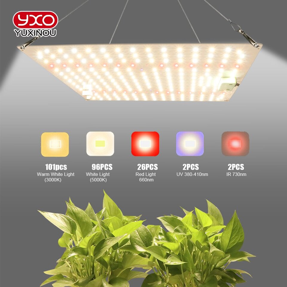 Samsung LM282B Full Spectrum Quantum LED Grow Light Phytolamp Growth ...
