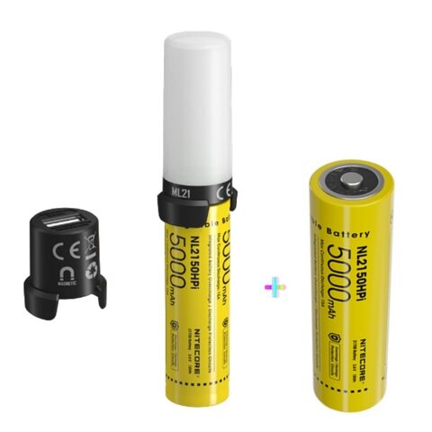 NITECORE MPB21 21700 портативный фонарь с аккумулятором 5000mAh