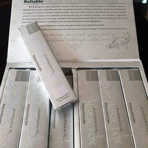 Серебряная лиса, Silver fox, капли для женщин, 12 пакетов по 5 мл