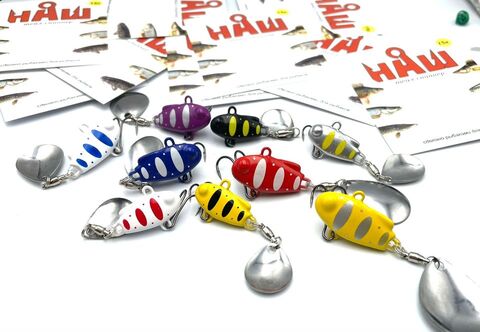 Тейл-спиннер НАШ 7, 10, 15, 20, 25 гр. комплект 2 шт (быстрая доставка по России)