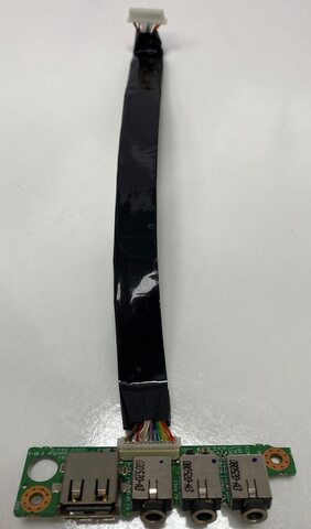 USB плата расширения Clevo M765S / 6-71-M74SA-D03AGP с аудио разъемами | с разбора