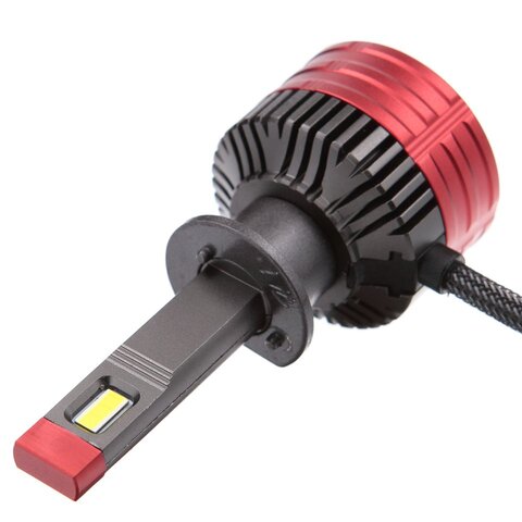 LEDOVЫЙ/LED лампа K11x с активным охлаждением/55w/5000k/комплект, для автомобильных фар/ H1