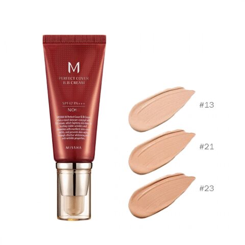 ВВ крем №13 крем 50 мл Missha Perfect Cover BB cream. Корейская косметика. Оригинал