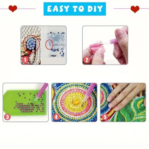 Cat Diamond Painting Money Saving Box Coin Bank Настольные наборы алмазного искусства DIY Коробка для хранения денег Diamond Art Decors для домашнего декора
