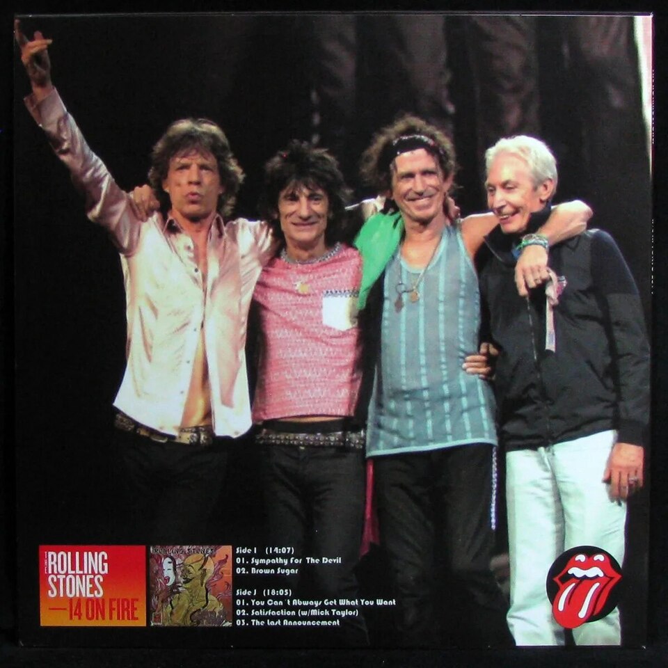 【15枚組・完品】The Rolling Stones 14 ON FIRE Rolling Stones – 14 On Fire Japan Tour (white vinyl) | AliExpress