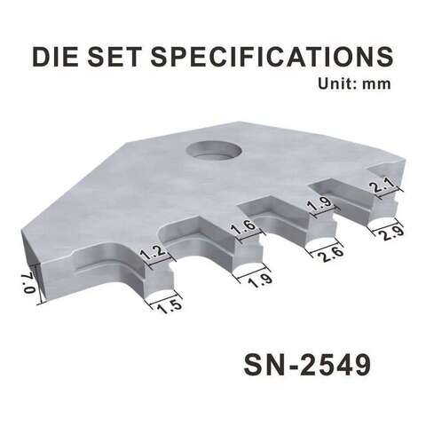 IWISS SN-2549 Плоскогубцы для обжима