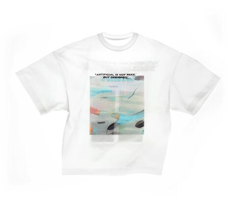 Мужская футболка Magic Rubber Hand белая хлопковая