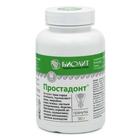 Простадонт, гранулы, 90 г. Для мочеполовой системы, при простатите, аденоме предстательной железы, для почек и мочевого пузыря