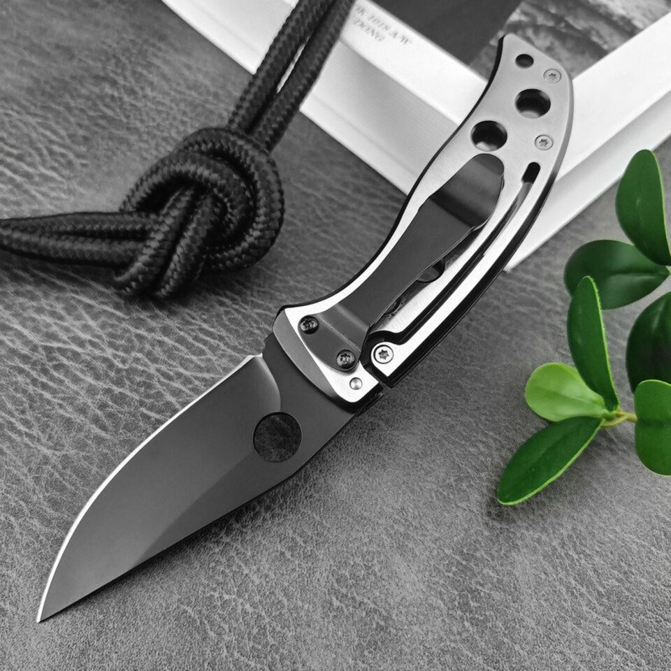 Высококачественный складной карманный нож Spyderco DA71 с лезвием 7cr17mov и ручкой из