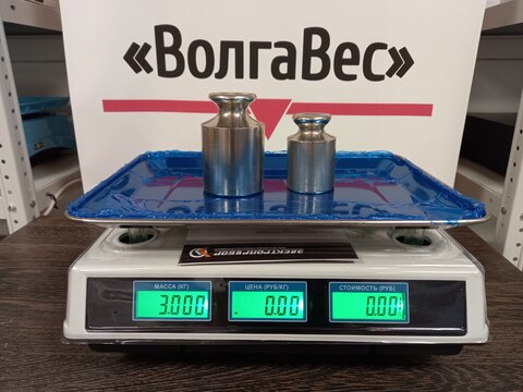 Весы электронные настольные торговые Усадьба ВТЭ-40УГ