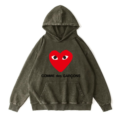 Sudaderas Adidas Comme Des GarÃ§ons Sudadera Xxl Zip Hoodie Grey