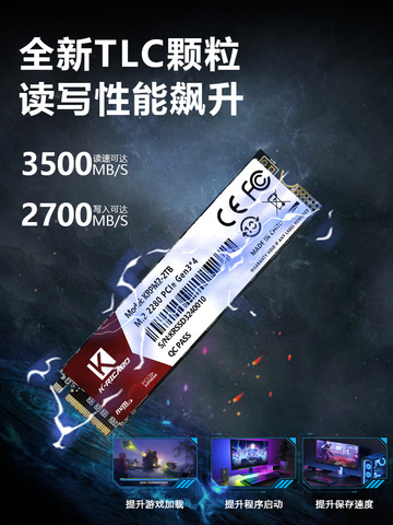 SSD-накопитель M2 512 ГБ Для НастольНых ПК 2280 Ноутбуков 1 ТБ ВысококачестВенные Частицы Хранения Yangtze River PCIe 3