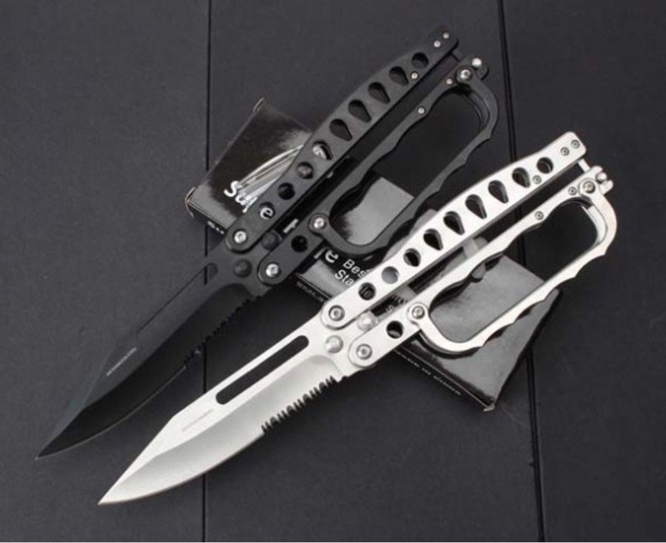 Складной C29 Balisong Бабочка Перчатка Флаттер Нож с лезвием 3cr13 ...