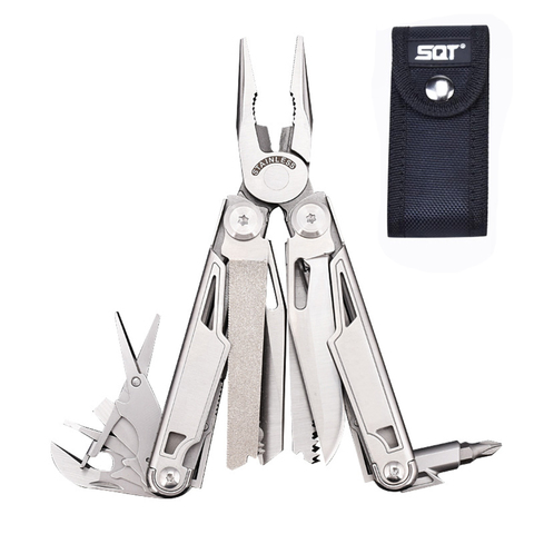 Splitman SQT MQ-21 Multiltool складной нож шпильца 19 в 1 EDC кемпинг Suvival многофункциональные инструменты мини ножницы отвертка пила