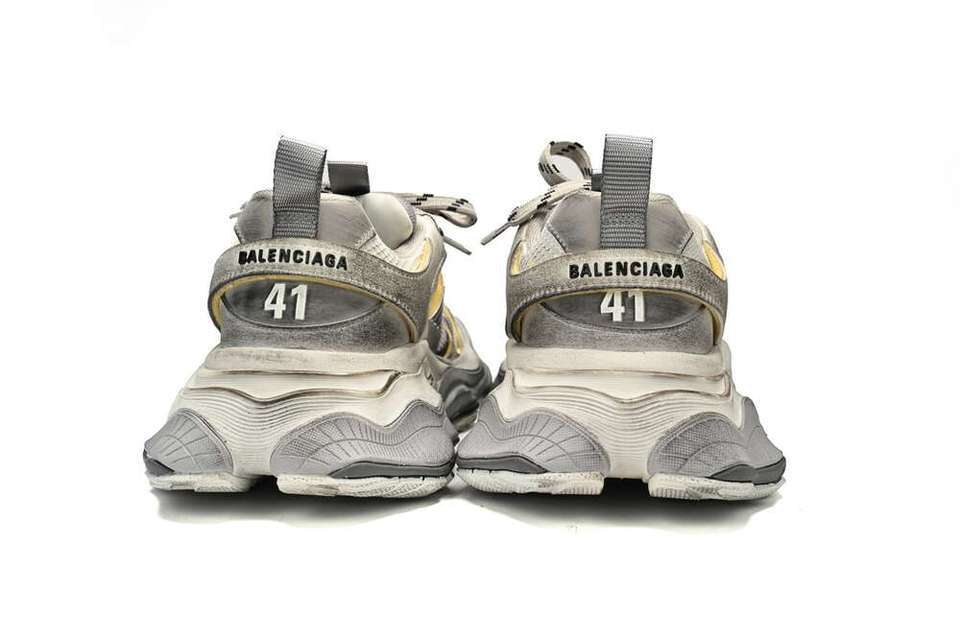 Balenciaga Cargo Sneaker Grey Yellow Sneakers Casual Shoes