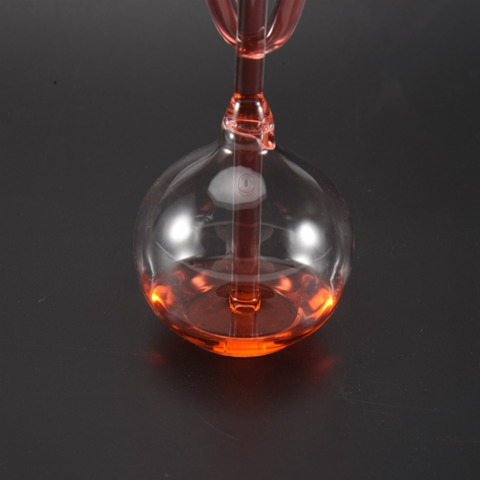 Kids Children Educational Toys Science Energy Museum Toy Love Meter Hand Boiler Thermometer Spiral Glass Red
