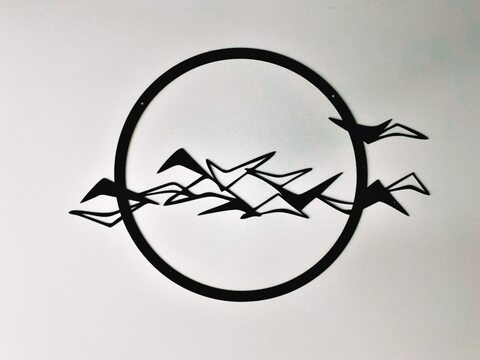 Панно настенное из металла / декор настенный / Картина из металла