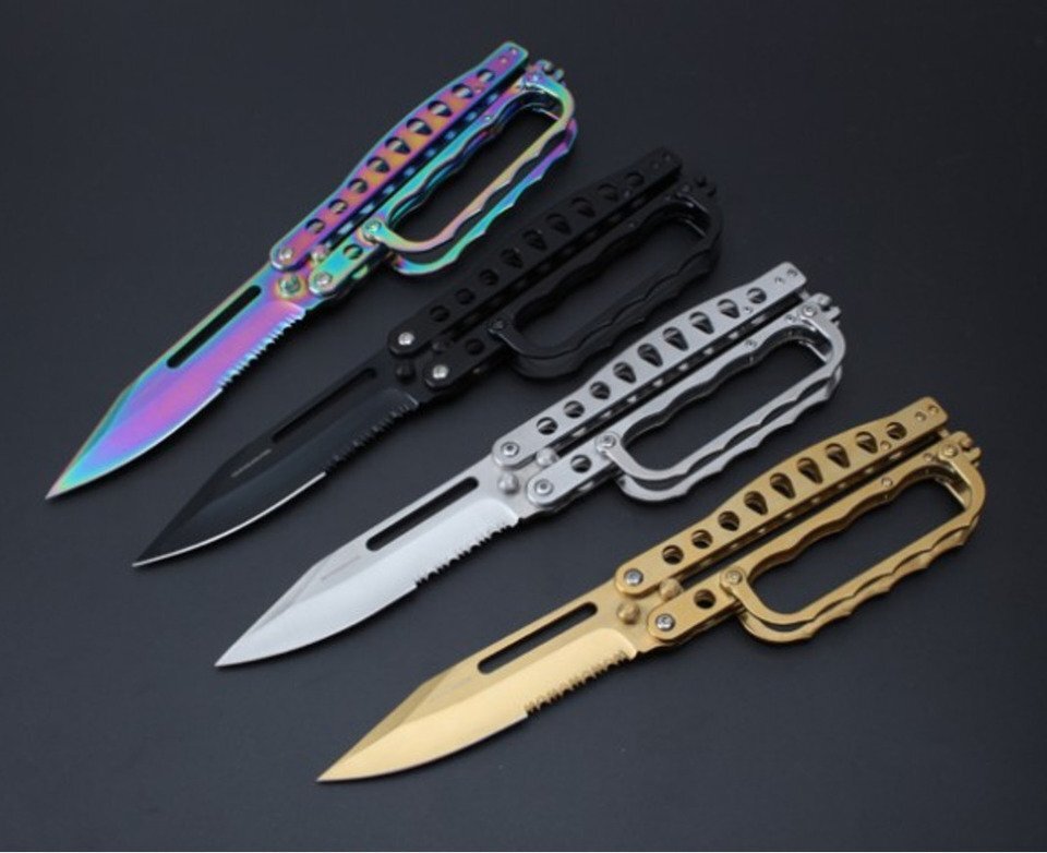 Складной C29 Balisong Бабочка Перчатка Флаттер Нож с лезвием 3cr13 ...