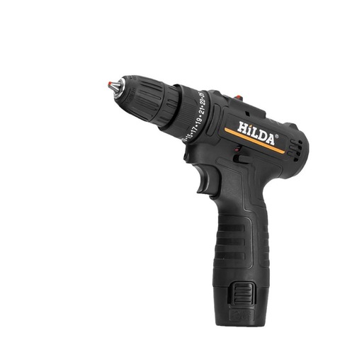 HiLDA Hilda Аккумуляторная Дрель С Литиевым Аккумулятором Электрическая Для Дома 12V Беспроводная Ударная Ручная Дрель
