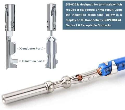 IWISS SN-025 F инструмент для обжима Dupont AWG 28-18